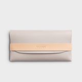  Ví Yuumy (Thời trang nữ tiện lợi đựng mắt kính - Ví da Ripple YV121XM) màu xám 