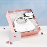  Túi Yuumy ( Thời trang nữ túi đeo chéo da + ví mini -  Bộ quà tặng túi xách Nâng Niu YHQ01BC ) - Bạc 