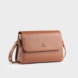  Túi Yuumy ( Thời trang nữ size 21 - Túi đeo chéo da YN155B ) - Bò 