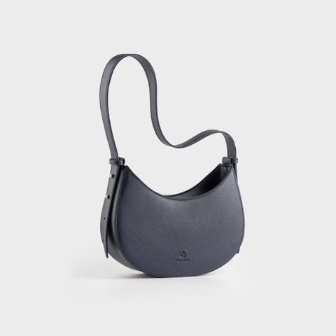 Túi Yuumy ( Thời trang nữ size 23 - Túi đeo chéo da Seasand YN156X ) - Xanh đen