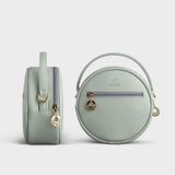  Túi Yuumy ( Thời trang nữ size 17 - Túi đeo chéo da Seasand YN129XN ) Xanh ngọc 