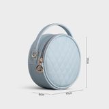  Túi Yuumy ( Thời trang nữ size 17 - Túi đeo chéo da Seasand YN129XA ) màu xanh nhạt 