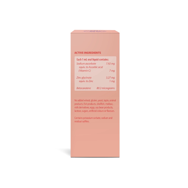 Henry Blooms Kids Liquid Dung Dịch Hỗ Trợ Tăng Sức Đề Kháng Chứa Zinc Kết Hợp Vitamin C 100ml