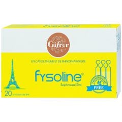 Fysoline Gifrer Dung Dịch Vệ Sinh Mắt Mũi Cho Bé Septinasal 20 Ống x 5ml