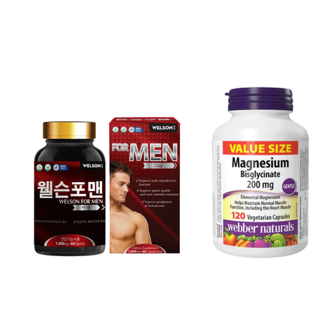 Combo Welson Men Và Webber Magie Hỗ Trợ Tăng Cường Sức Khỏe Nam Giới, Giảm Strees, Cải Thiện Giấc Ngủ