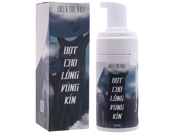 Loli The Wolf Bọt Cạo Lông Vùng Kín Cho Nam Và Nữ 120ml