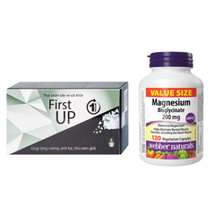 Combo Viên Ngậm Hauora First Up Và Webber Magie Hỗ Trợ Sức Khỏe Nam Giới  Giảm Strees, Cải Thiện Giấc Ngủ