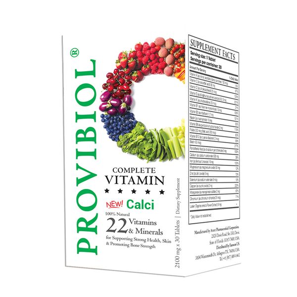 Provibiol Viên Uống Tăng Đề Kháng, Bổ Sung 22 Loại Vitamin