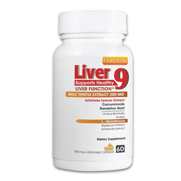 Faroson Viên Uống Giải Độc Gan Liver 9 Silymarin 200mg