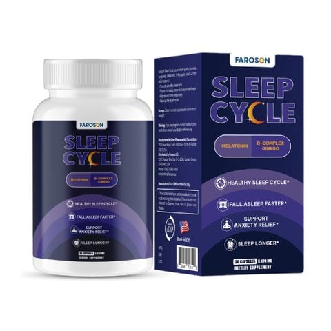 Faroson Viên Uống Ngủ Ngon Sleep Cycle Melatonin 3mg