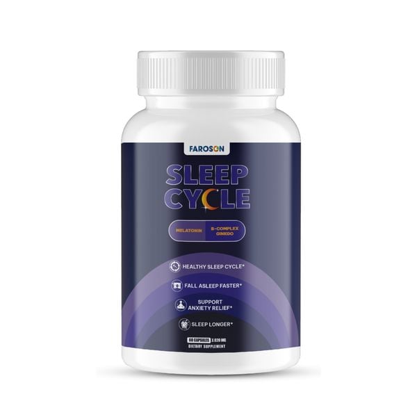 Faroson Viên Uống Ngủ Ngon Sleep Cycle Melatonin 3mg