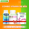 Combo Bổ Sung Vitamin Cần Thiết Mẹ Bầu Mang Thai - Elevit, Ostelin Canxi D3, Bio Island DHA