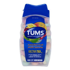 Tums Viên Nhai Hỗ Trợ Dạ Dày Extra Strength Fort 750mg 100 Viên