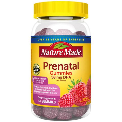 Nature Made Kẹo Dẻo Bổ Sung DHA Cho Mẹ Bầu Prenatal Gummies 60 Viên