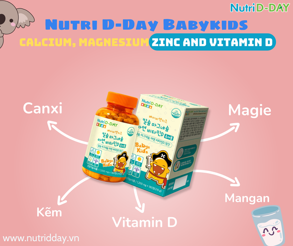 [HSD 07/11/2025] Nutri D-Day Kẹo Dẻo Dầu Cá Cho Bé Bổ Sung Omega-3 Não Bộ Thị Lực 45 Viên