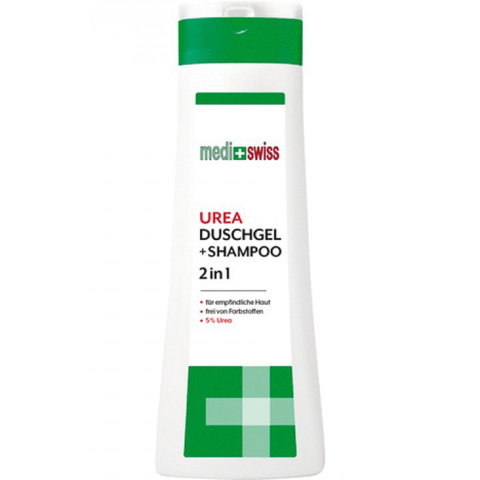 Medi+Swiss Dầu Tắm Gội 2 Trong 1 Đặc Trị Gàu Và Ngứa Urea Duschgel + Shampoo 2 In 1