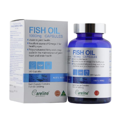 Careline Viên Uống Dầu Cá Bổ Sung Omega Fish Oil 1000mg 100 Viên