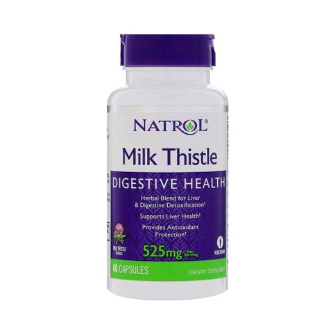 Natrol Viên Uống Hỗ Trợ Chức Năng Gan Milk Thistle 60 Viên