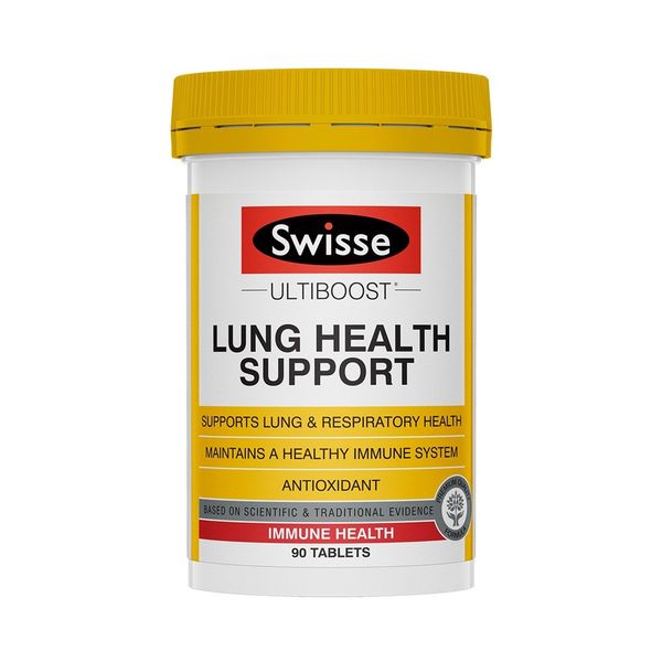 Swisse Viên Uống Hỗ Trợ Phổi Ultiboost Lung Health Support 90 Viên