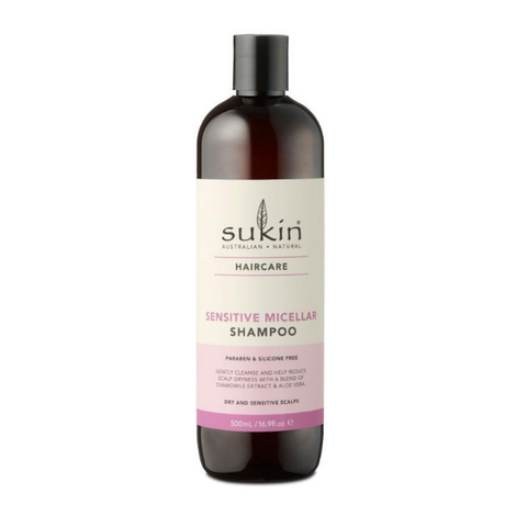 Sukin Dầu Gội Micellar Cho Da Đầu Nhạy Cảm Sensitive Micellar Shampoo 500ml