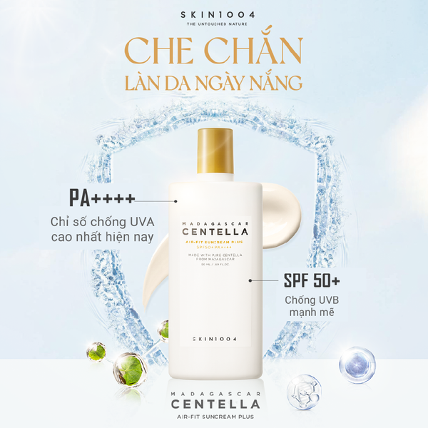 Kem Chống Nắng Skin1004 Cho Da Nhạy Cảm Madagascar Centella Air-Fit SunCream Plus SPF50+ PA++++ 50ml