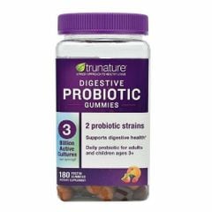 Trunature Kẹo Dẻo Bổ Sung Men Vi Sinh Digestive Probiotic Gummies 180 Viên