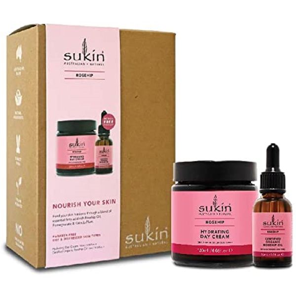 Sukin Hộp Quà Chống Lão Hóa Da Dầu Tầm Xuân Rosehip Pack Nourish Your Skin