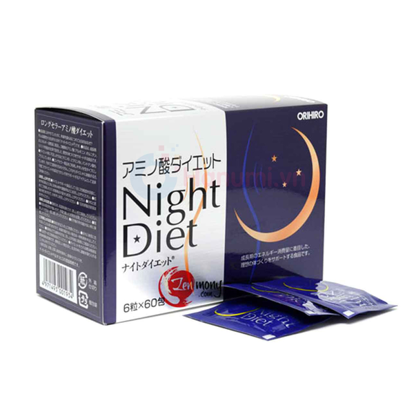 Orihiro Viên Uống Hỗ Trợ Giảm Cân Night Diet Hộp 60 Gói