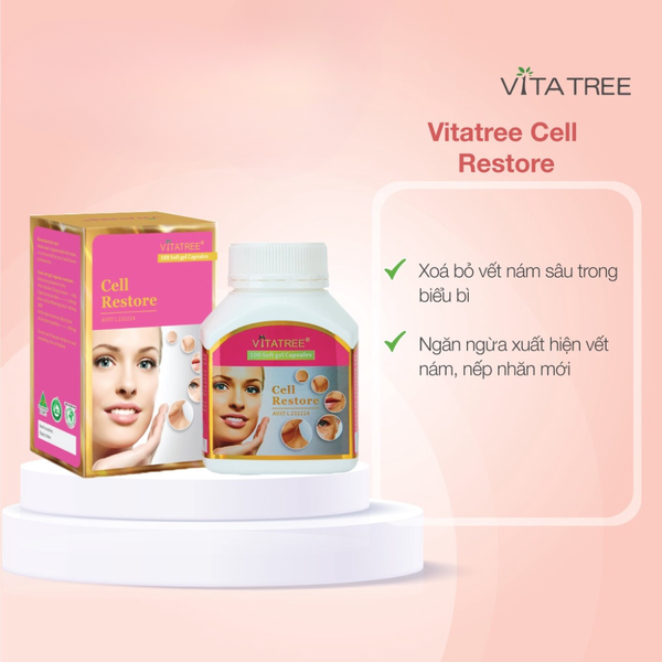 Vitatree Viên Uống Tái Tạo Tế Bào Cell Restore 365 Viên