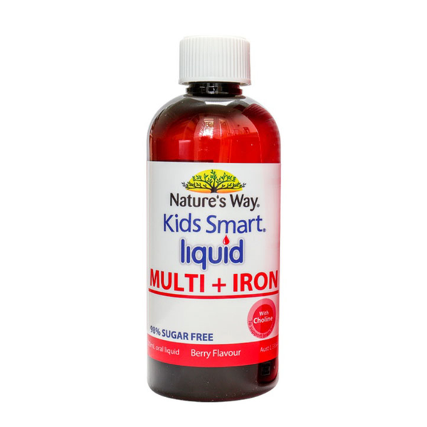 Nature's Way Hỗ Trợ Nâng Cao Sức Đề Kháng Cho Trẻ Kids Smart Multi Iron Liqiuid 200ml