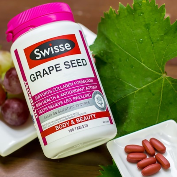 Swisse Viên Uống Chống Oxy Hóa 14,250mg Grape Seed