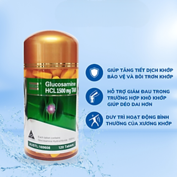 [HSD 30/06/2025] Costar Viên Uống Bổ Xương Khớp Glucosamine HCL 1500mg 120 Viên