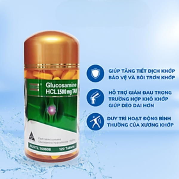 Costar Viên Uống Bổ Xương Khớp Glucosamine HCL 1500mg 120 Viên