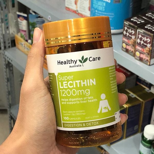 Healthy Care Viên Uống Mầm Đậu Nành Lecithin 1200mg Bổ Sung Sức Khỏe Nữ Giới 100 Viên