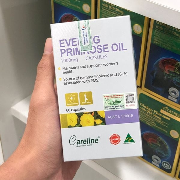 Careline Viên Uống Chiết Xuất Hoa Anh Thảo Evening Primrose Oil 1000mg 60 Viên