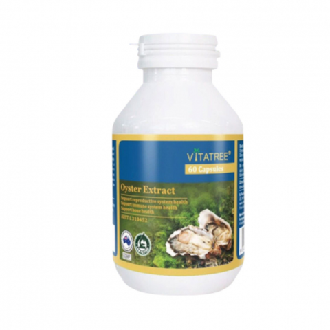 Oyster Extract Vitatree Tinh Chất Hàu Tăng Cường Sinh Lý Nam 60 Viên