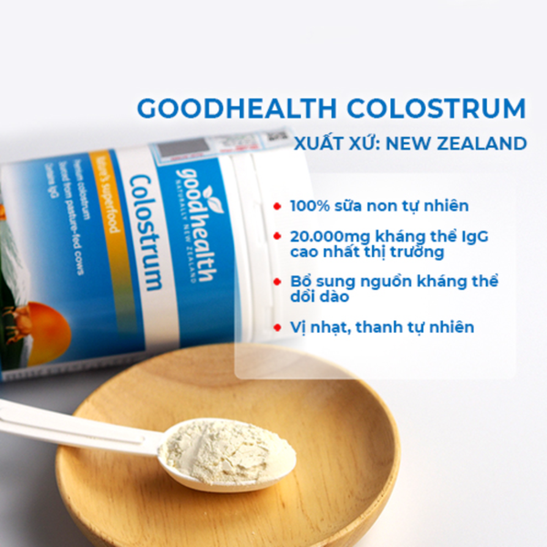 Goodhealth Bột Sữa Non Tăng Cường Miễn Dịch Colostrum 100g
