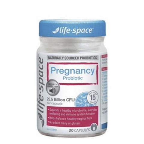 HẠN SỬ DỤNG 31/05/2022 - Life Space Viên Uống Men Vi Sinh Hỗ Trợ Thai Kỳ Pregnancy Probiotic 25.5 Billion CFU 30 Viên