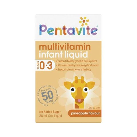 Pentavite Vitamin Tổng Hợp Cho Bé 0-3 Tuổi 30ml