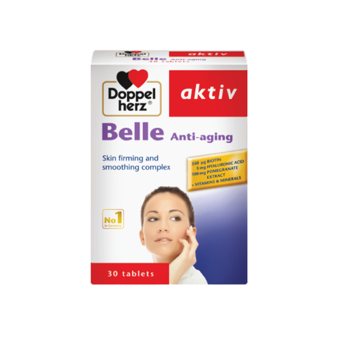 Doppelherz Viên Uống Đẹp Da Belle Anti-aging 30 Viên