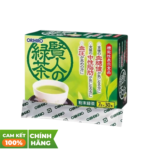 Orihiro Trà Xanh Hỗ Trợ Giảm Cholesterol Và Đường Trong Máu Sage 30 Gói