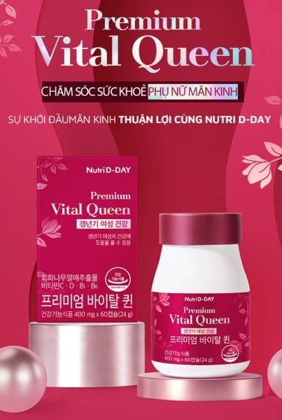 Nutri D-Day Viên Uống Cải Thiện Sức Khỏe Phụ Nữ Mãn Kinh 60 Viên