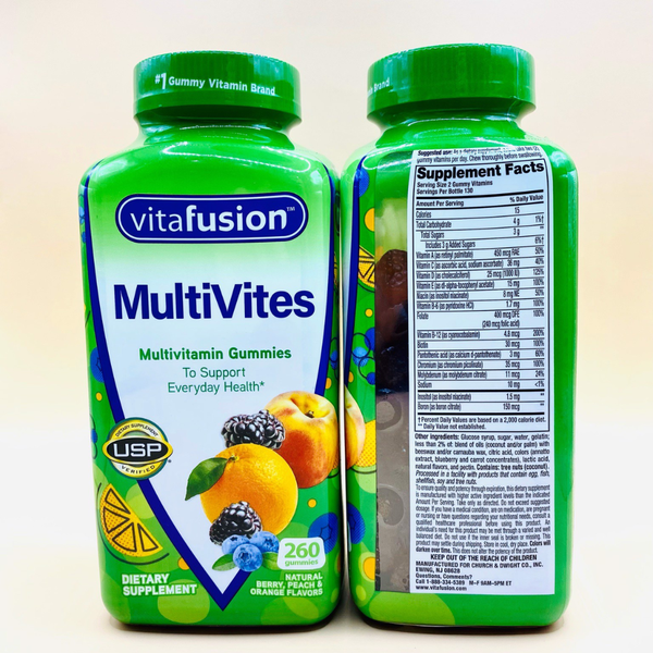 Vitafusion MultiVites Gummy - Kẹo Dẻo Bổ Sung Vitamin