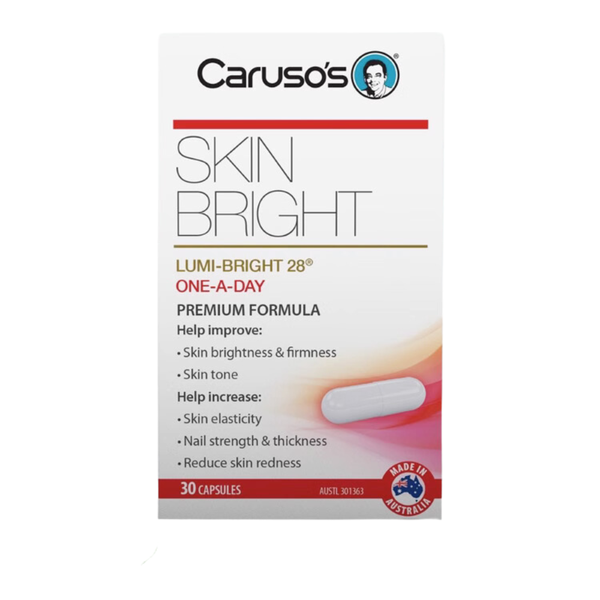 Caruso's Viên Uống Hỗ Trợ Trắng Da Skin Bright 30 Viên