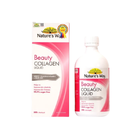 Nature's Way Bổ Sung Collagen Thủy Phân Giúp Sáng Da Giảm Thâm Nám Beauty Collagen Liquid 500ml
