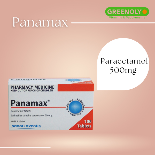 Panamax Viên Uống Hỗ Trợ Giảm Đau 500mg Paracetamol 100 Viên