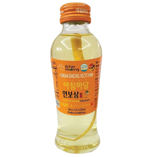 Biok Nước Sâm Củ Hàn Quốc Korea Ginseng Root Drink 120ml Hộp 10 Chai