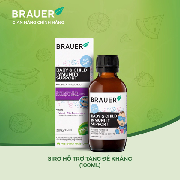 Combo Nature's Way Brauer Bổ Sung Đề Kháng Cho Bé Mùa Mưa - Chuyển Mùa