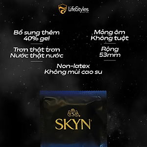 Combo 2 Hộp Skyn Bao Cao Su Có Gai & Thêm Gel Tăng Kích Thích 20 Bao