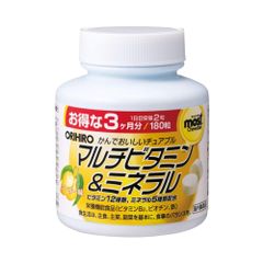 Orihiro Viên Nhai Bổ Sung Vitamin Và Khoáng Chất Most Chewable 180 Viên